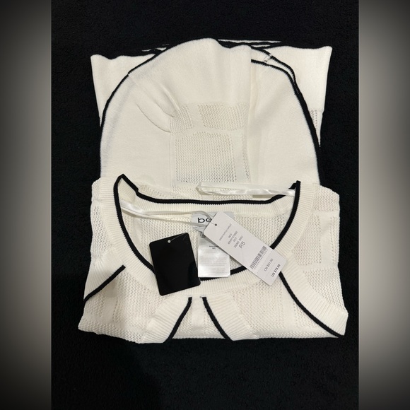 Bebe Boat neck Ruffles Hollow Out fluttered pullover shirt Size Small Petite - Picture 7 of 12